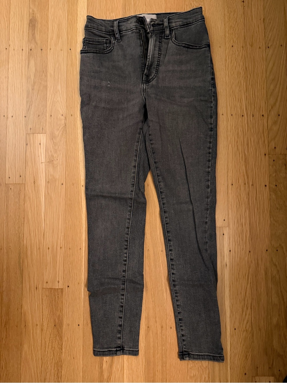 Everlane Charcoal Skinny Jeans